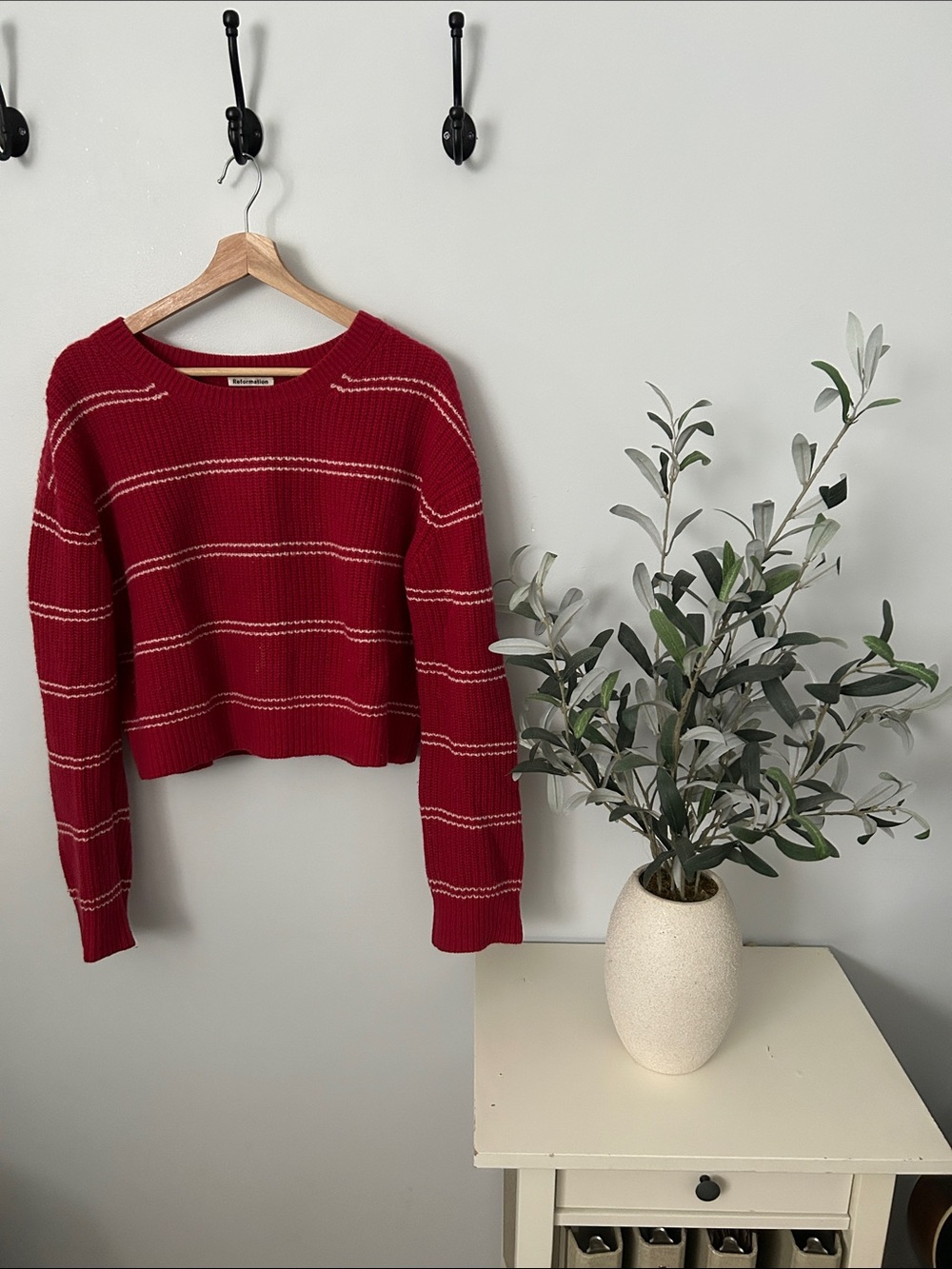Reformation cropped cashmere